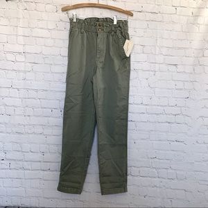 ✨BOGO✨ Universal Threads Army Green Paper Bag Pants